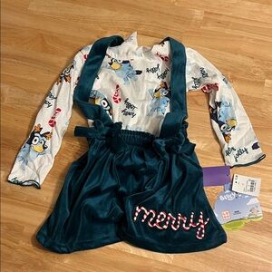 Bluey Christmas outfit